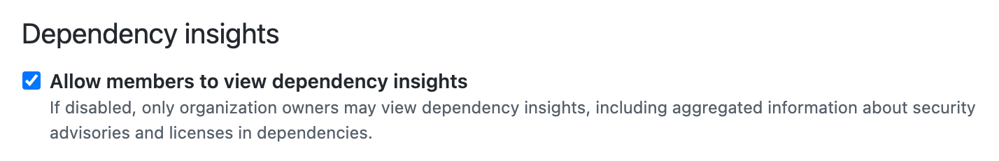 Dependency insight to check ✅!